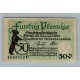 ALEMANIA 1920 BILLETE DE 50 PFENNIG SIN CIRCULAR